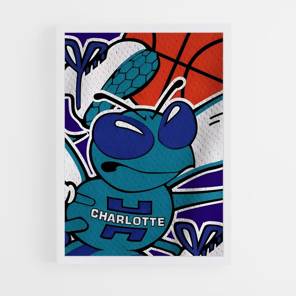 Poster Hornets Spirit – affiche Basketball (vue 3)